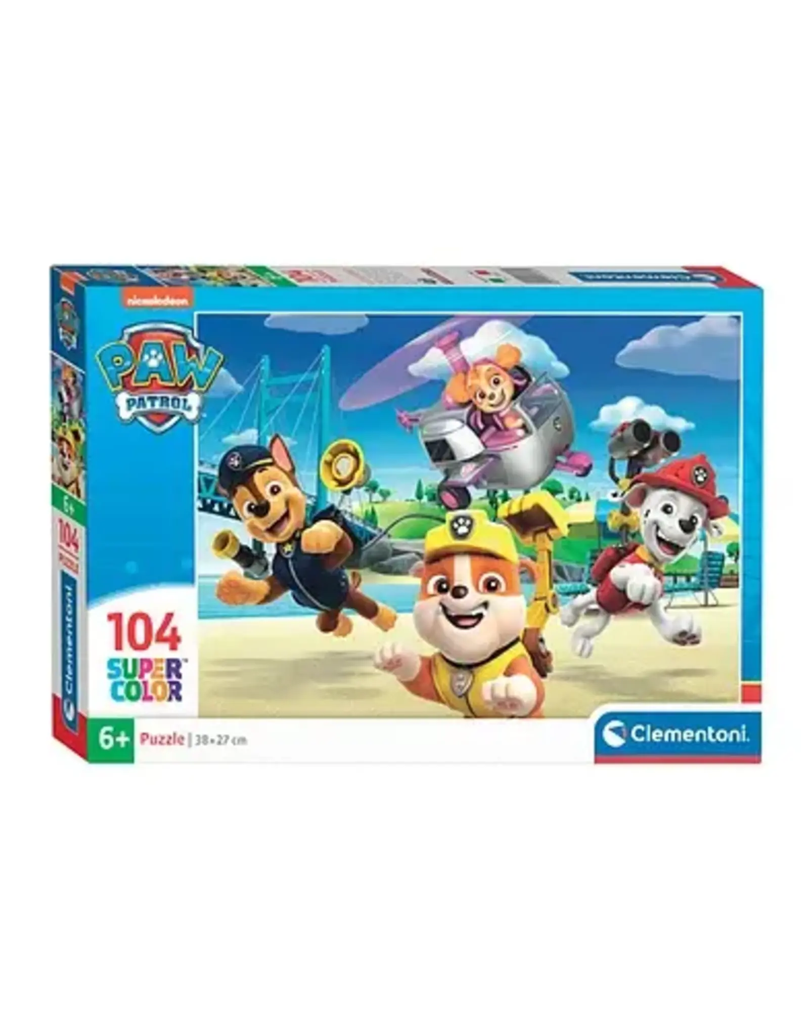 Clementoni Legpuzzel Super Color PAW Patrol, 104st.