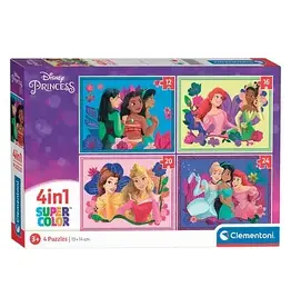 CLEMENTONI Clementoni Puzzels Disney Prinses, 4in1