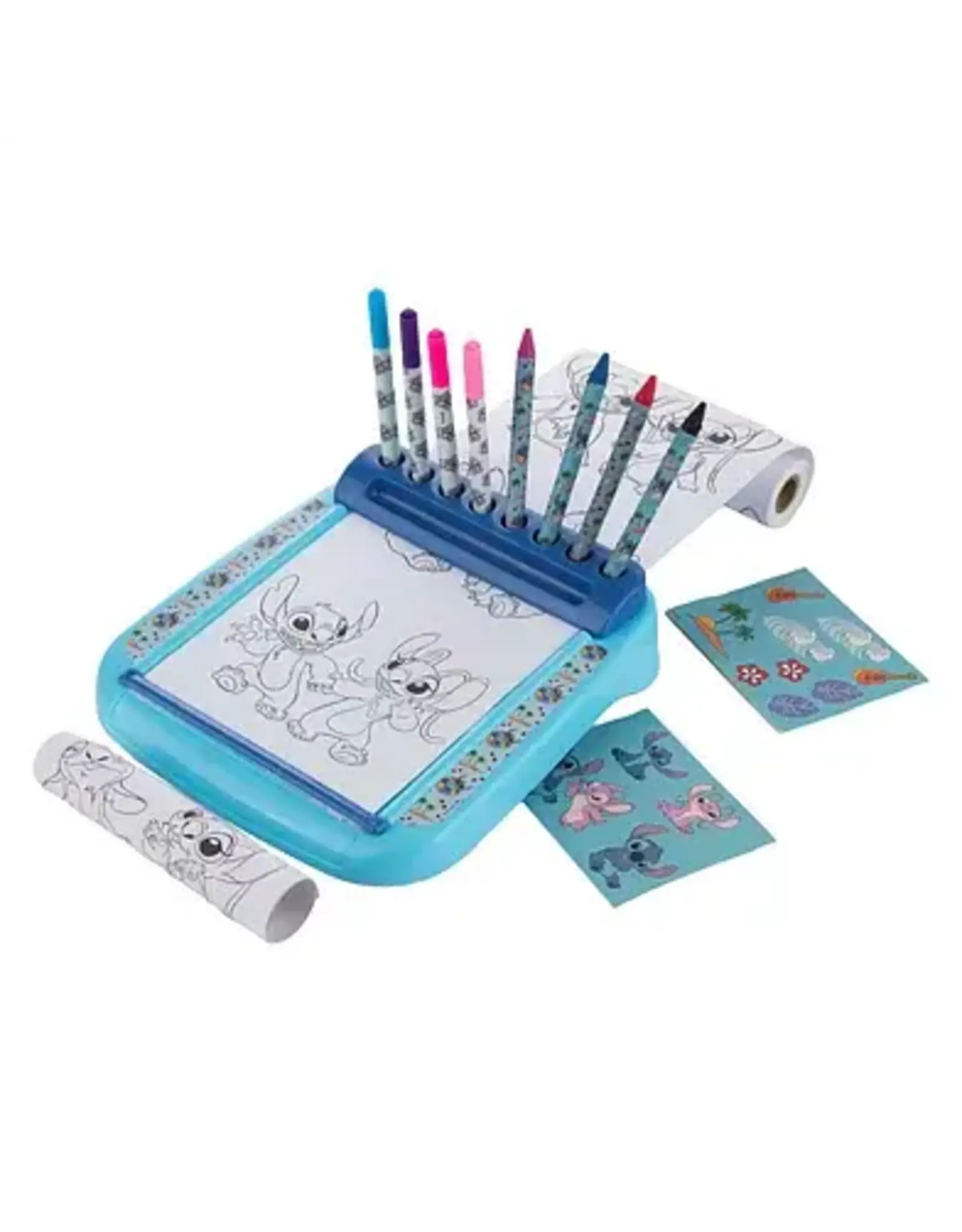 SAMBRO Stitch Tekenbord met Rol Kleurset, 12dlg.