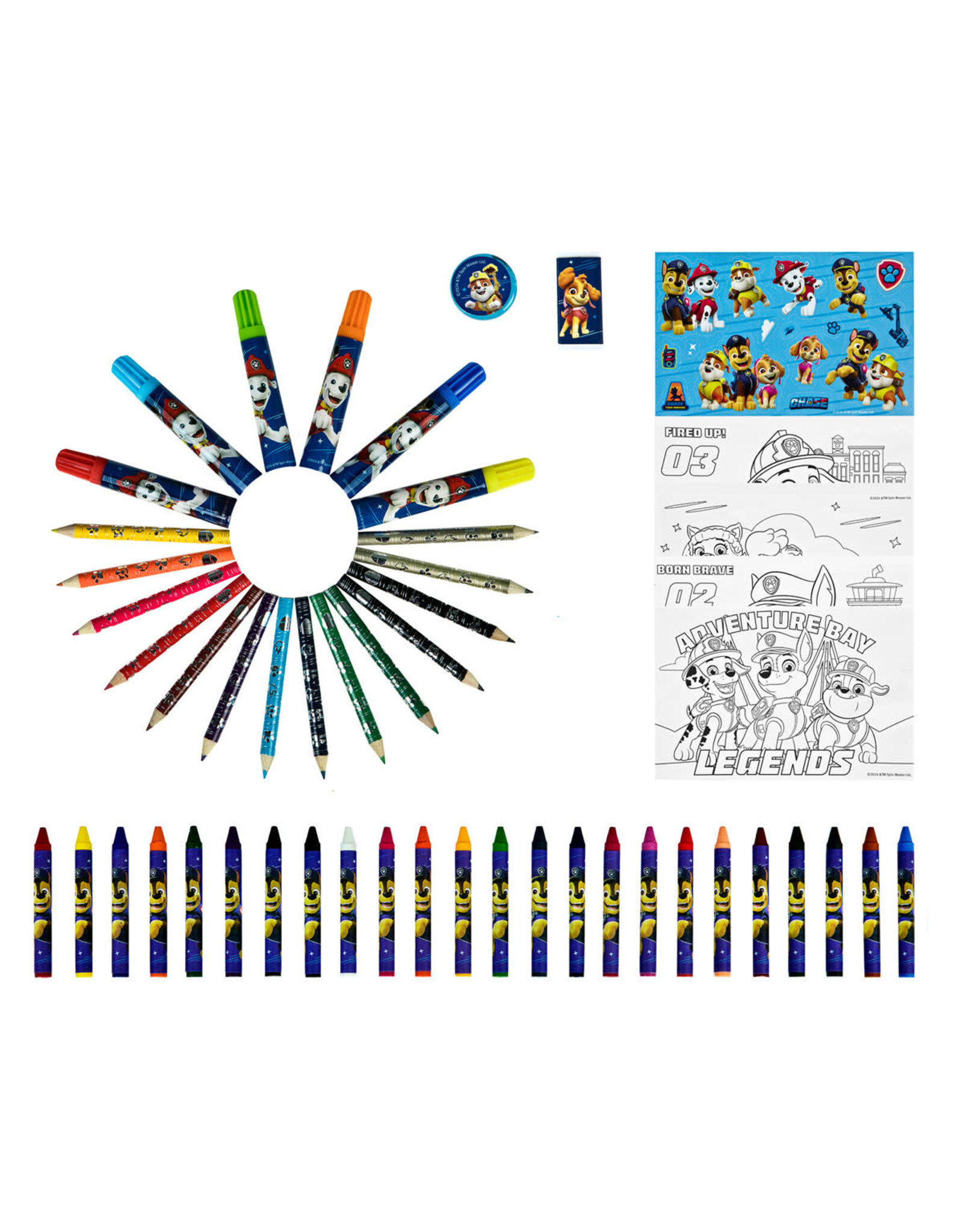 UNDER COVER PAW Patrol Kleurkoffer, 51dlg.