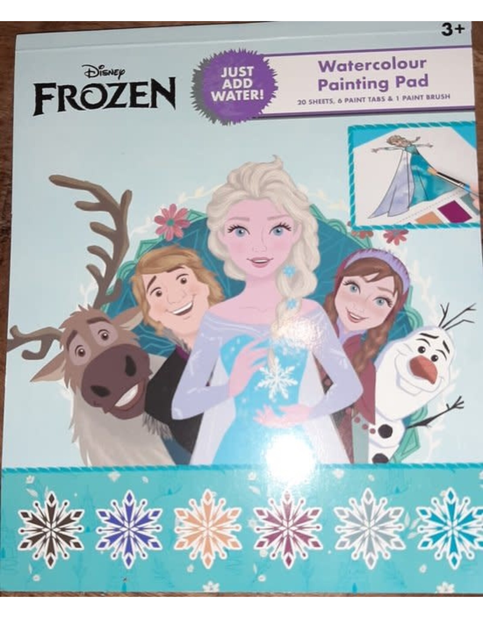SAMBRO Disney Frozen Kleuren met Water Kleurblok