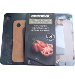 COMBEKK Combekk - snijplanken 3 stuks - Recycled Paper Cutting Board - eco friendly