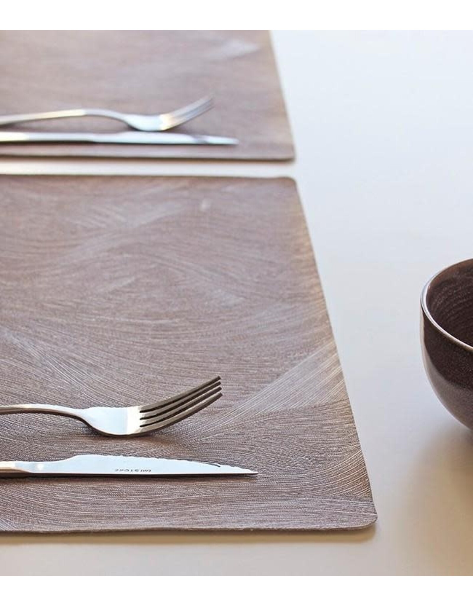 POLY LINE PLACEMAT  DAMASCO /TAUPE 30X40CM