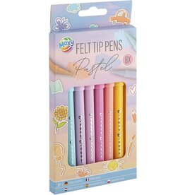 Viltstiften Pastel, 8st.