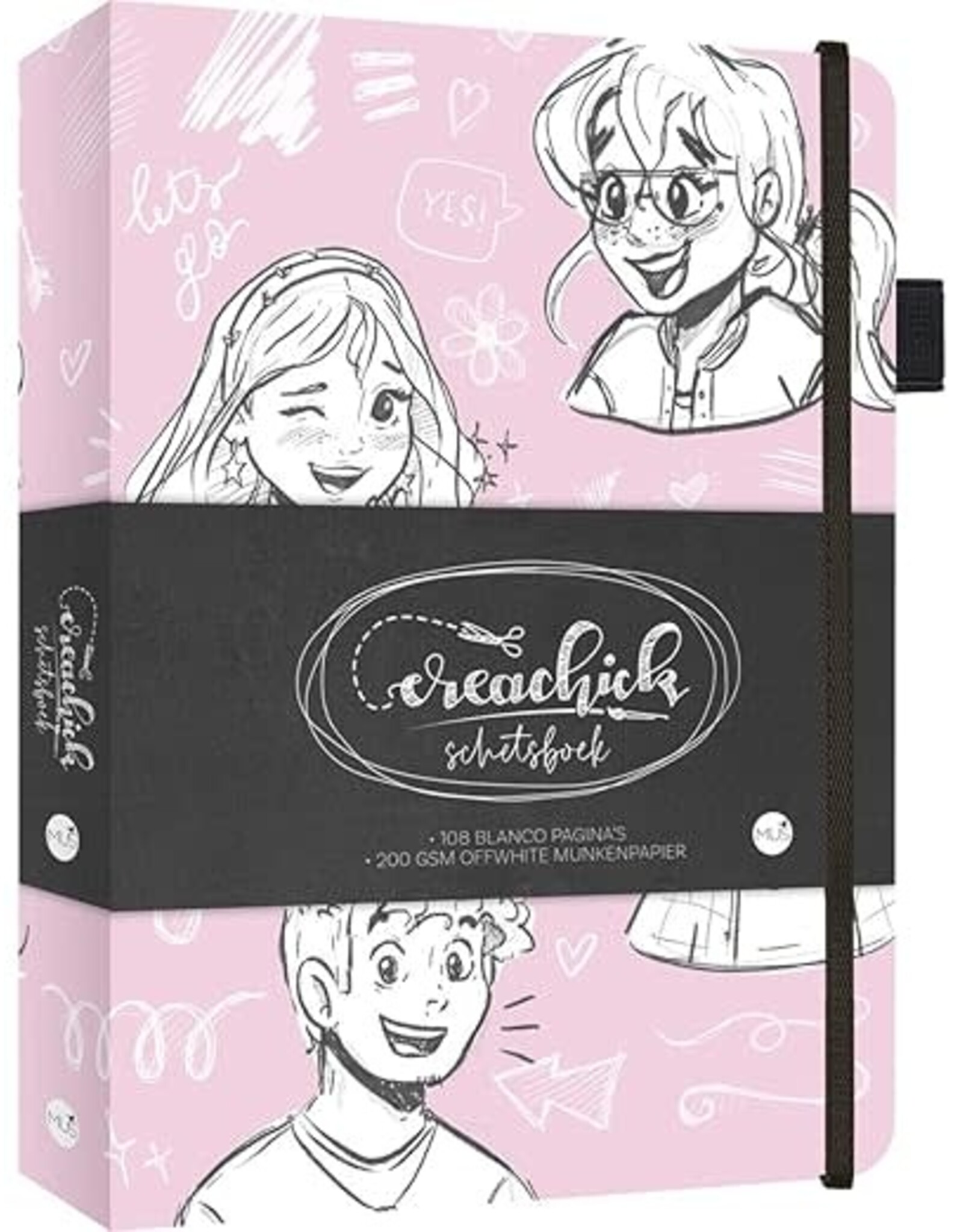 CreaChick CreaChick Schetsboek Hardcover