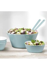 MEPAL Mepal - salade Conix 6-delig – saladeschaal met saladebestek - Nordic green – serveerschalen – schaaltjes