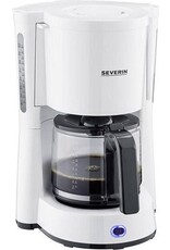 SEVERIN Severin KA 4816 Koffiezetapparaat Wit met glazen kan
