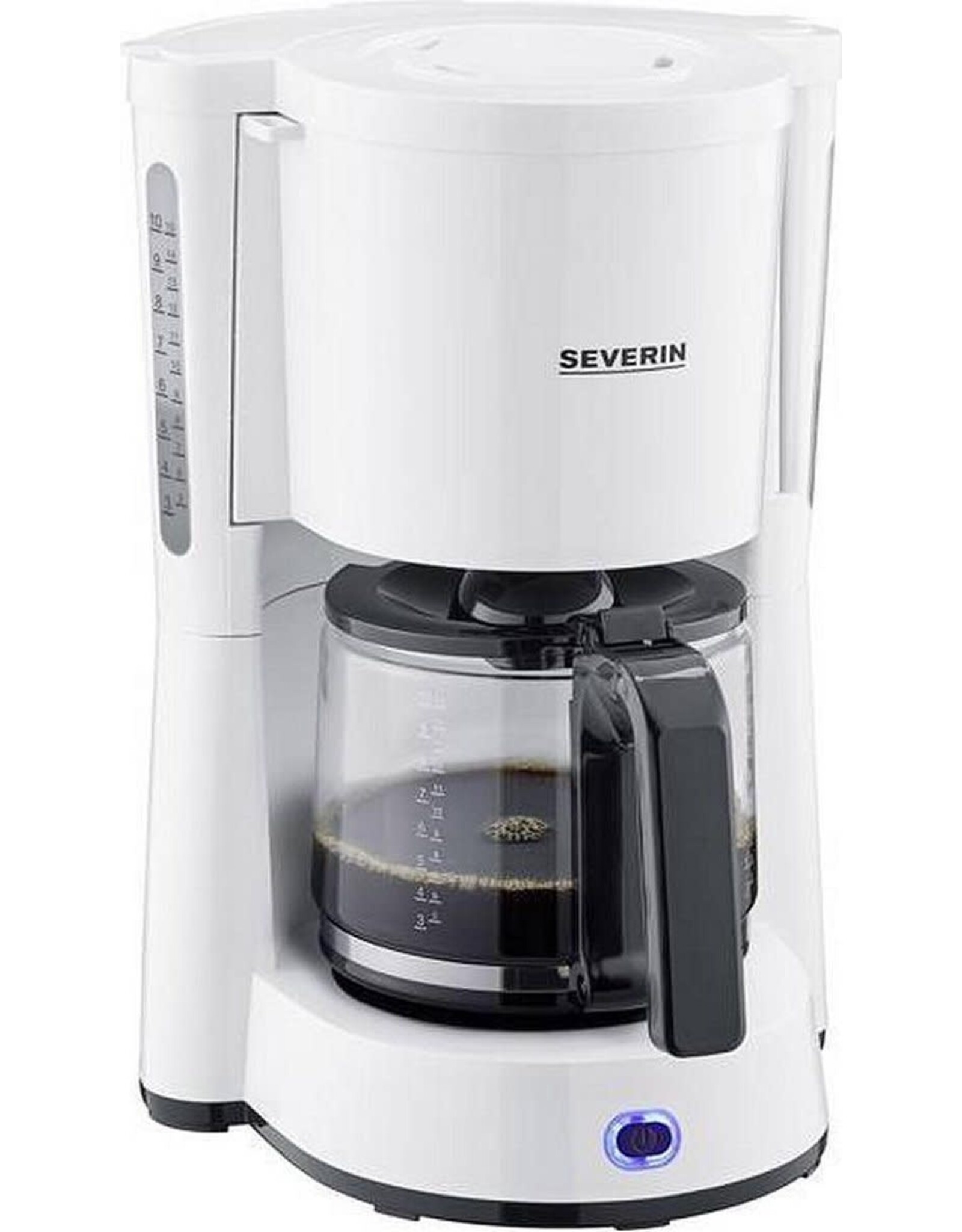 SEVERIN Severin KA 4816 Koffiezetapparaat Wit met glazen kan