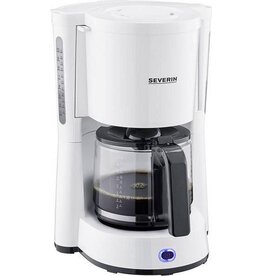 SEVERIN Severin KA 4816 Koffiezetapparaat Wit met glazen kan