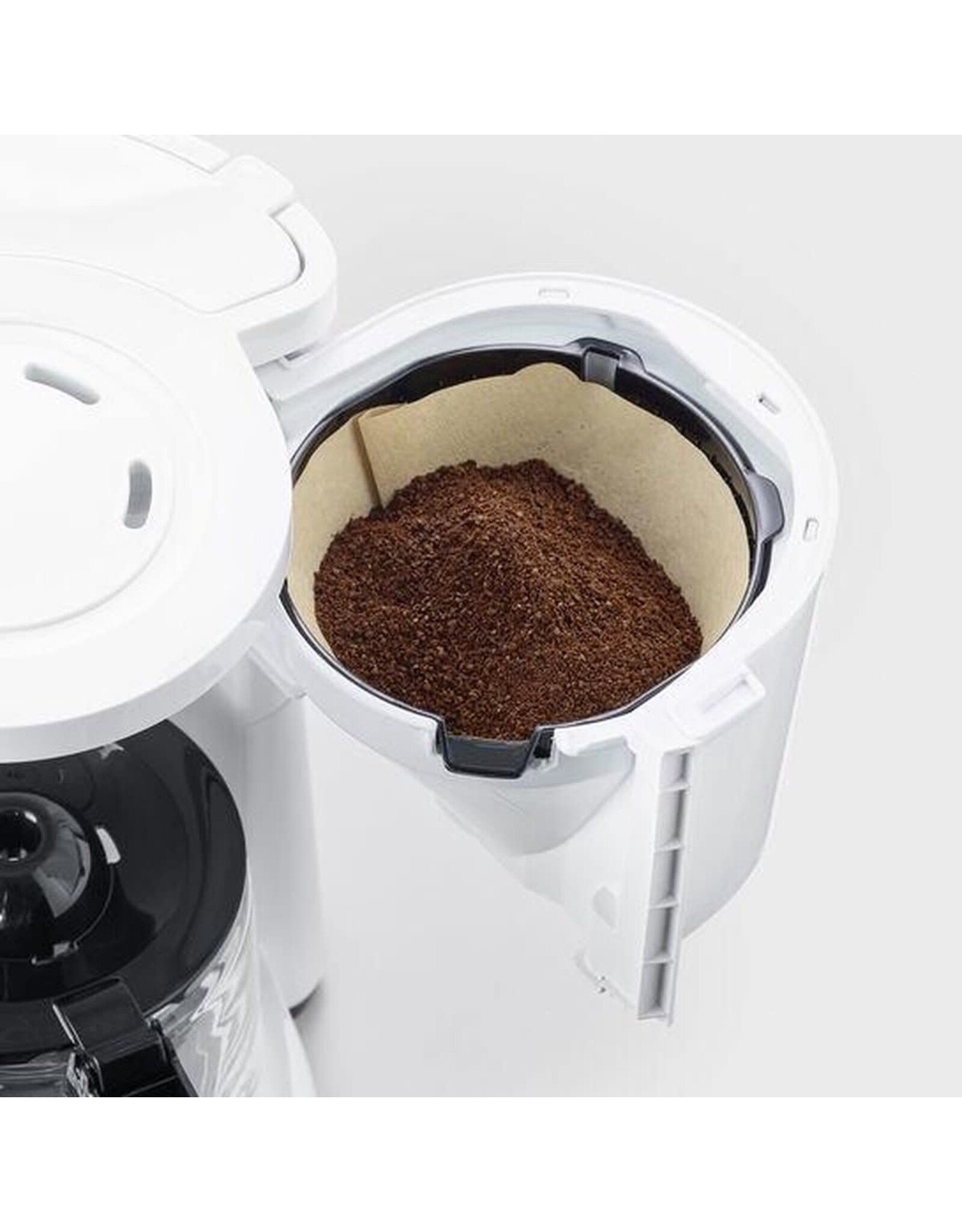 SEVERIN Severin KA 4816 Koffiezetapparaat Wit met glazen kan