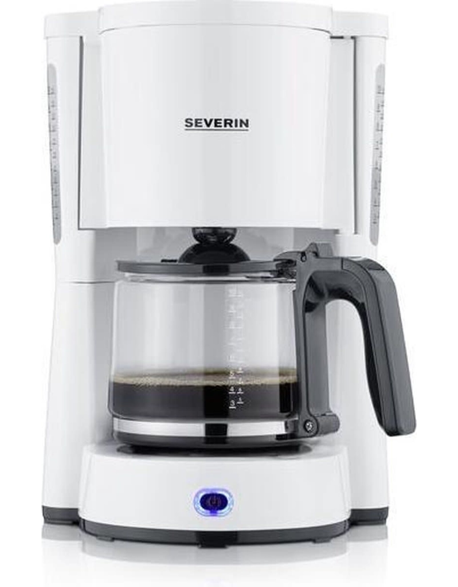 SEVERIN Severin KA 4816 Koffiezetapparaat Wit met glazen kan