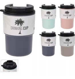 MERKLOOS Drinkbeker to go - 290 ml. - kunststof - koude of warme dranken