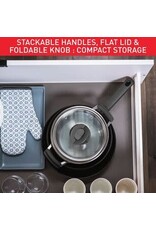 TEFAL Tefal Opti'Space Pannenset 4-delig - Inductie