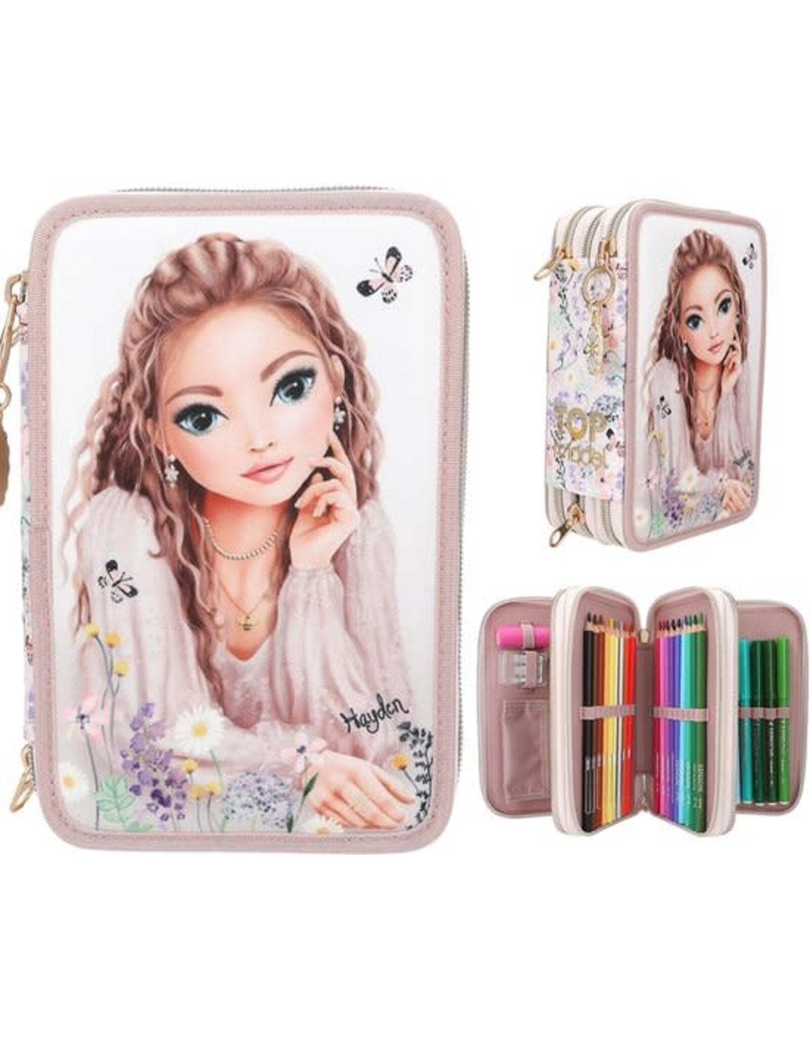 Depesche Depesche - TOPModel 3-vaks etui - SUMMER FEELING