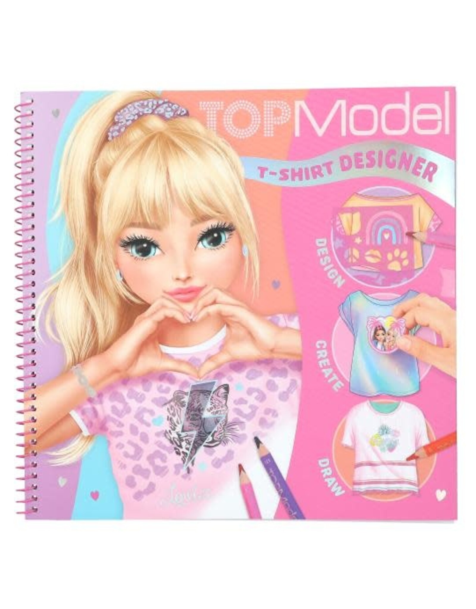 Depesche TOPModel T-shirt Designer kleurboek