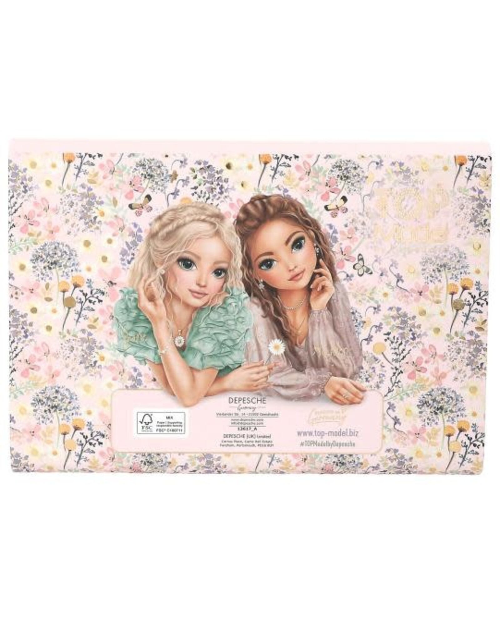 Depesche TOPModel briefpapier in registermap SUMMER FEELING