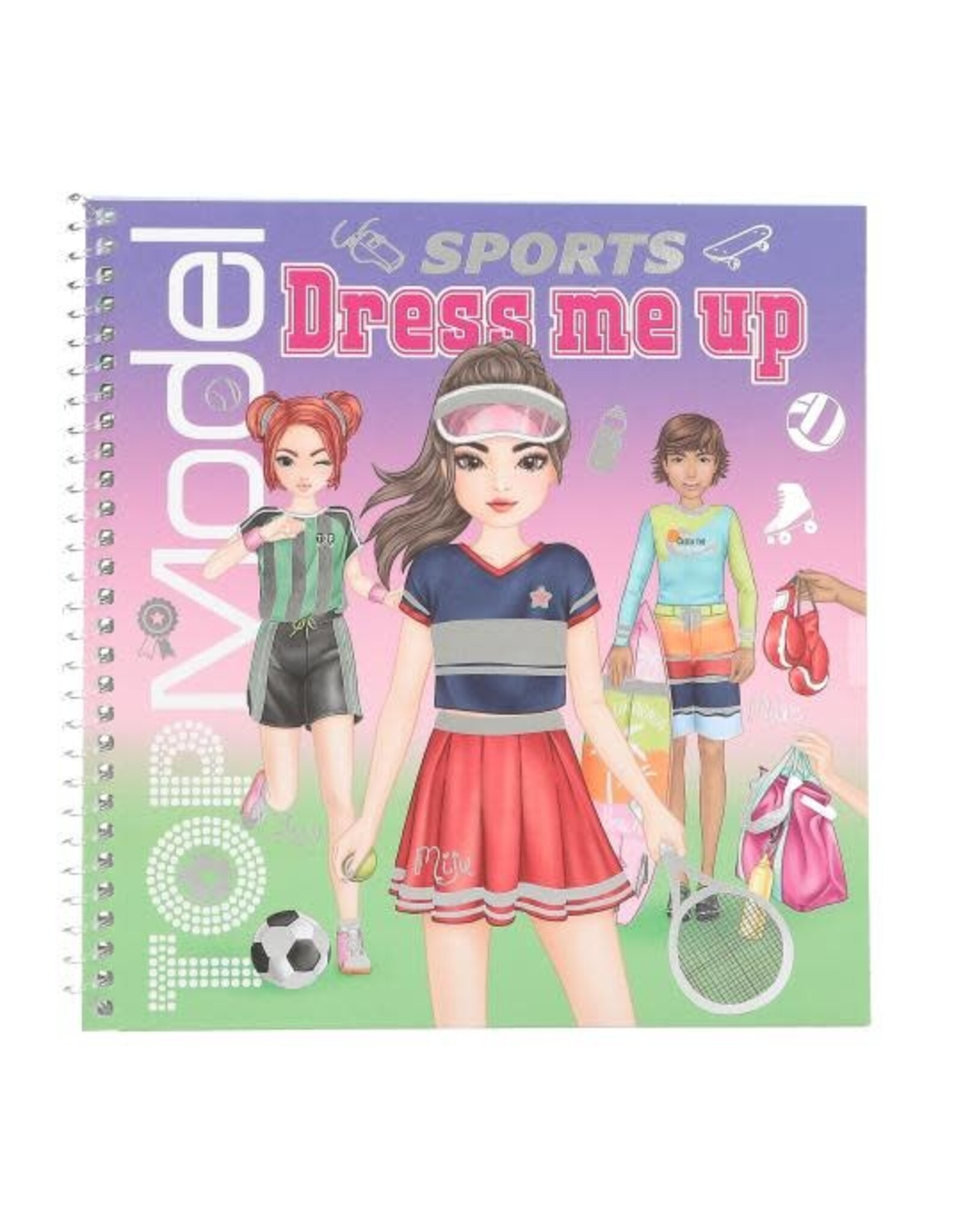Depesche TOPModel Dress Me Up Stickerbook Sports