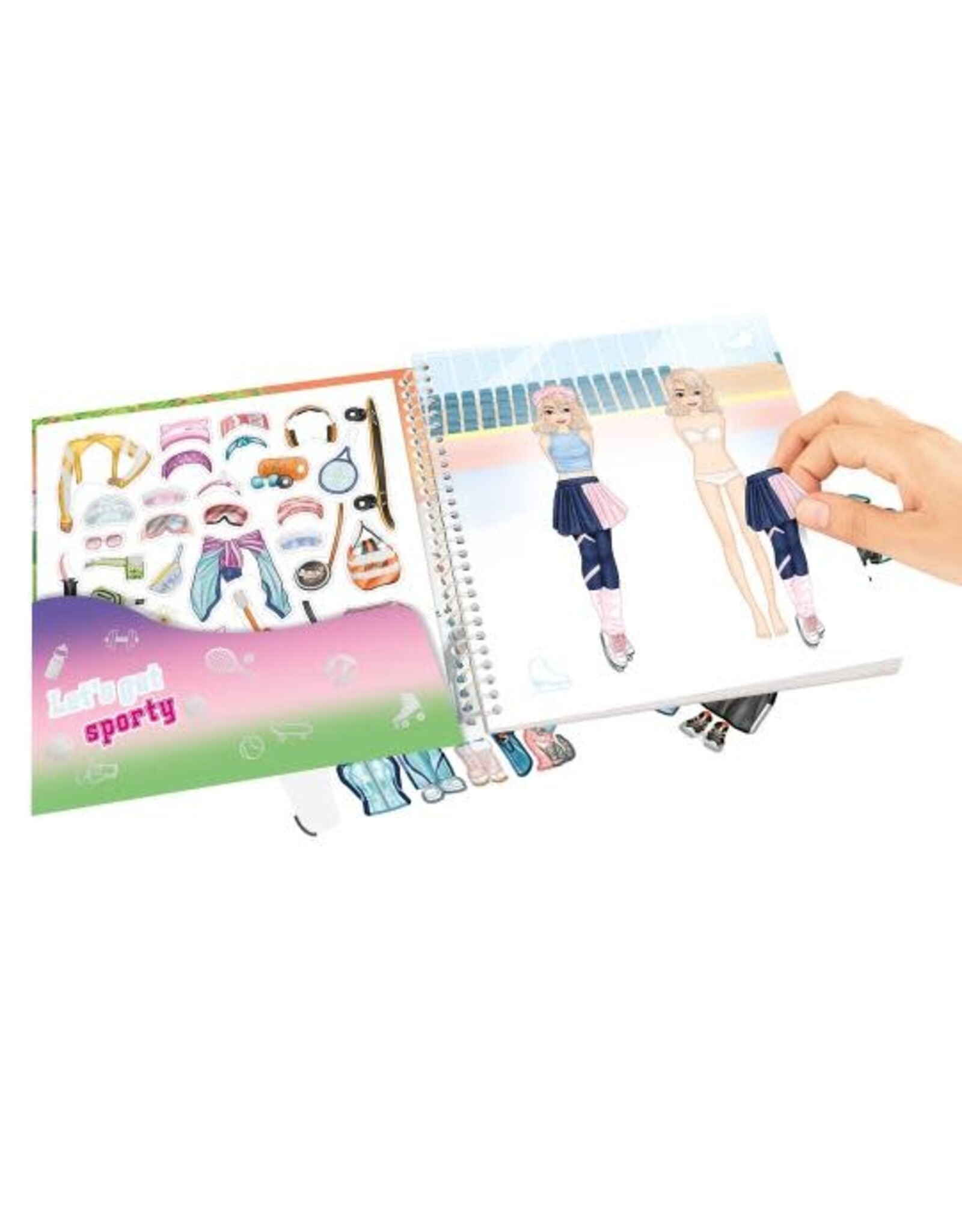 Depesche TOPModel Dress Me Up Stickerbook Sports