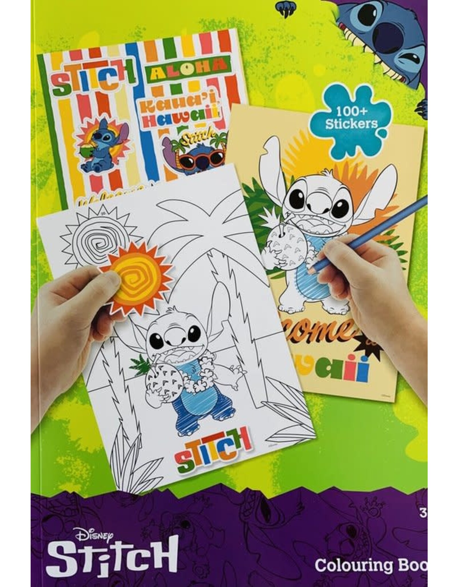 Lilo & Stitch Stitch kleurboek met stickers