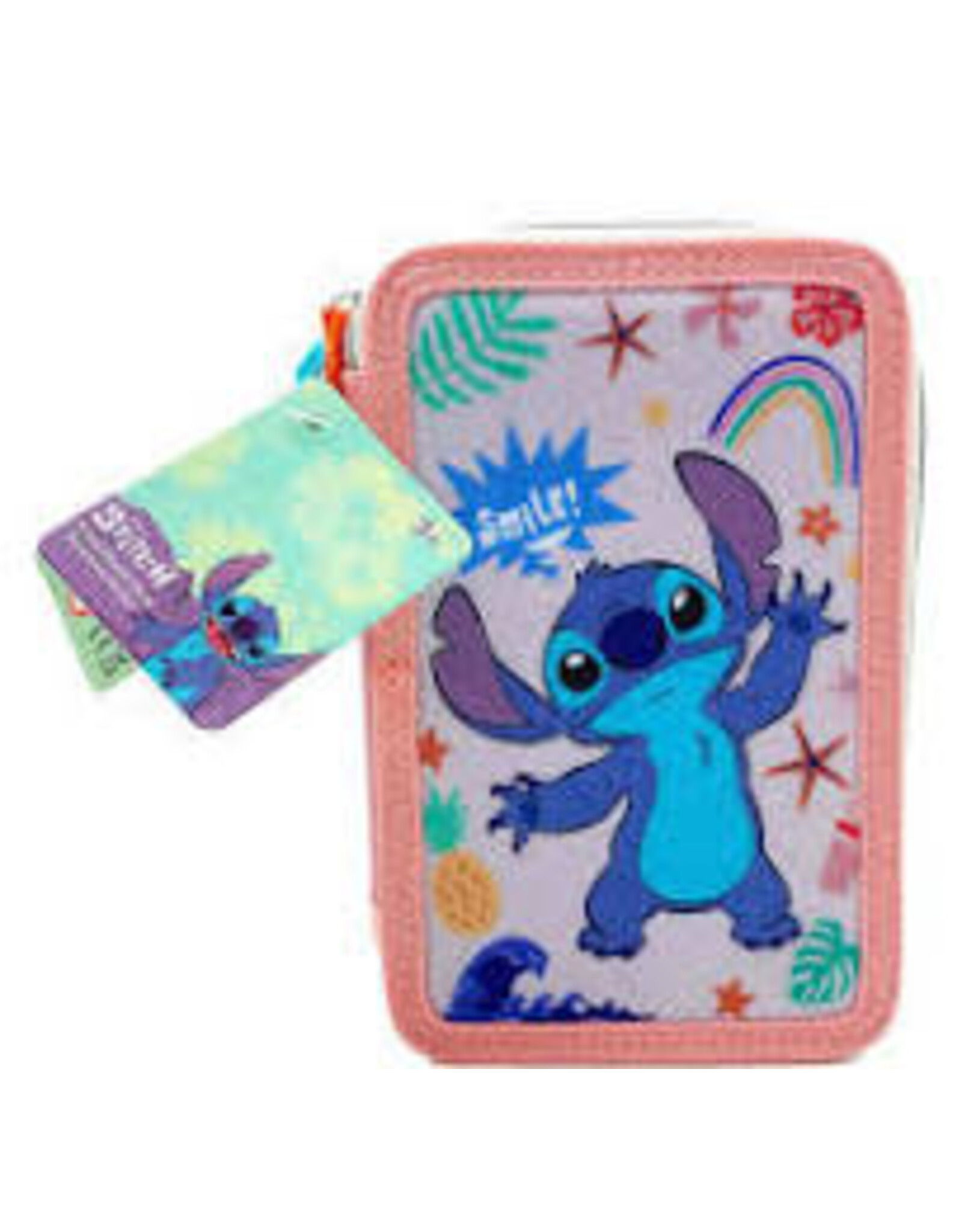 DISNEY Stich 2-Vaks Gevulde Etui