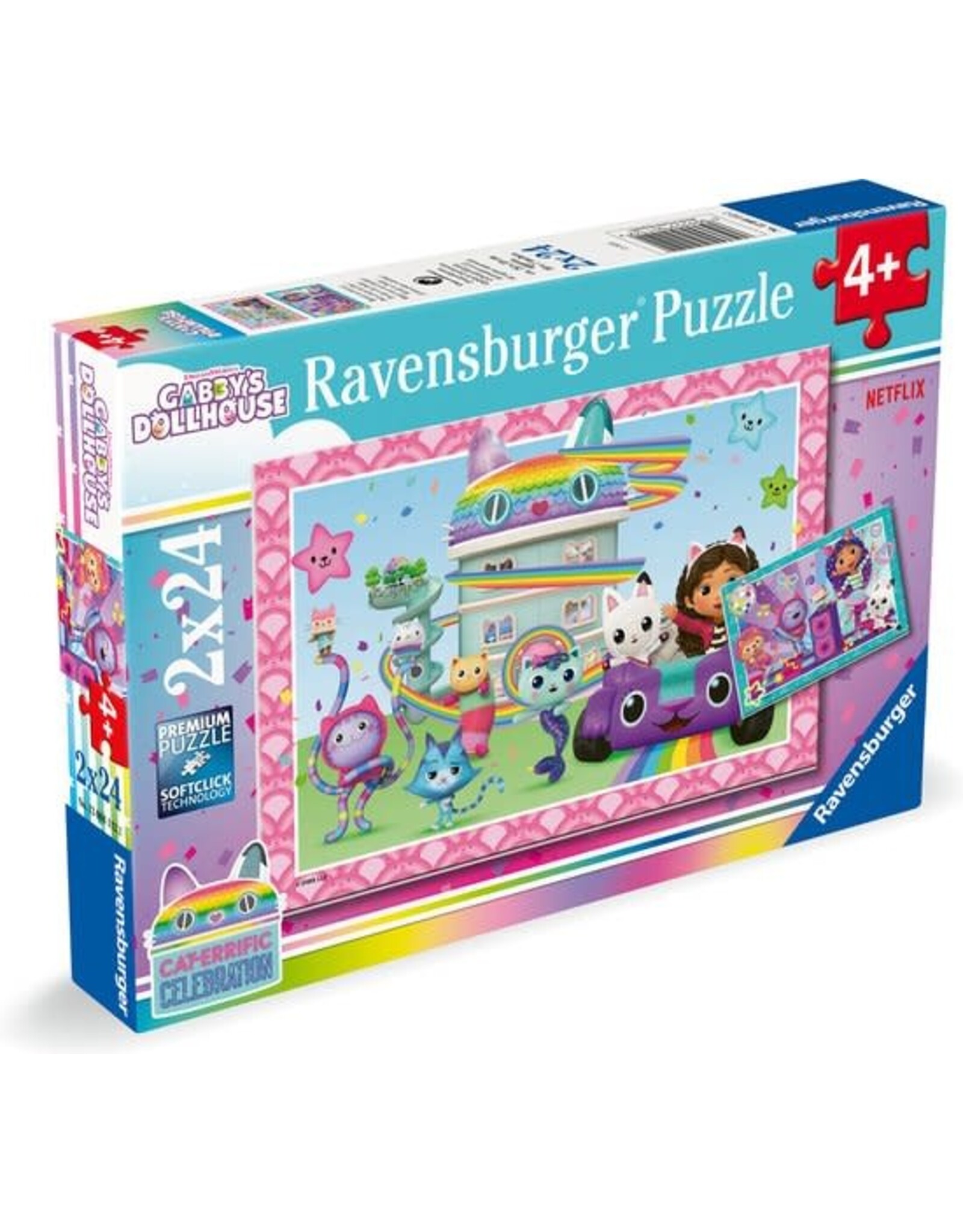 RAVENSBURGER Ravensburger Puzzel - Gabby's Dollhouse - 2x24 stukjes