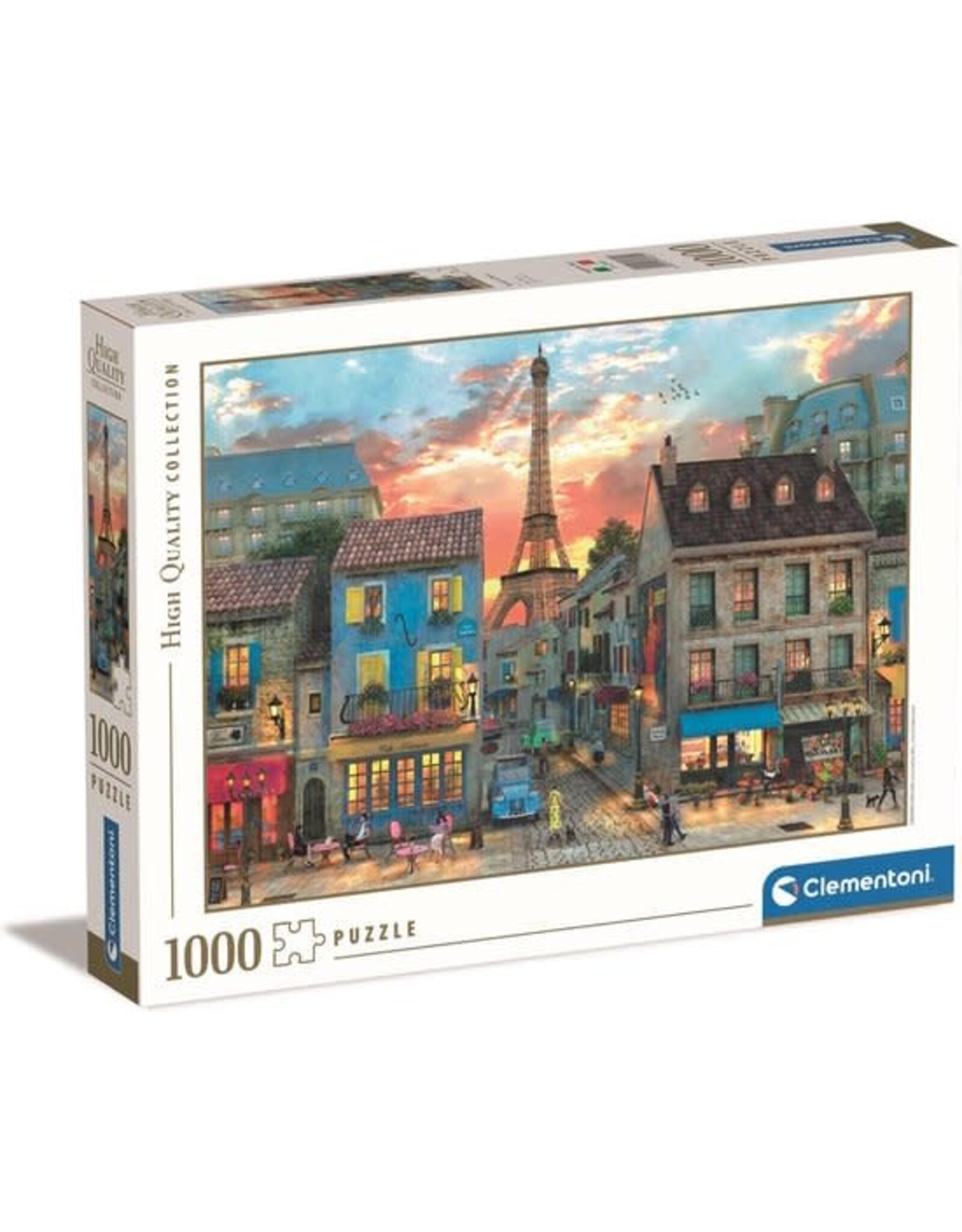 clemontoni Clementoni - Puzzel - 1000 Stukjes - Straatbeeld van Parijs - Puzzel Voor Volwassenen - High Quality Collection