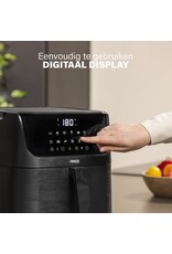 PRINCESS Princess Airfryer 182031 - Heteluchtfriteuse - Digital Aerofryer - 3,5 L - Digital Touch Screen - 10 Automatische programma's - Inclusief receptenboek