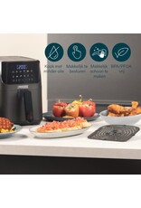 PRINCESS Princess Airfryer 182031 - Heteluchtfriteuse - Digital Aerofryer - 3,5 L - Digital Touch Screen - 10 Automatische programma's - Inclusief receptenboek