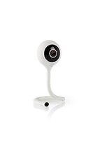 Nedis Nedis SmartLife Camera voor Binnen - Wi-Fi - Full HD 1080p - Cloud Opslag -Ook te gebruiken als babyfoon (optioneel) / microSD (niet inbegrepen) - Met bewegingssensor - Nachtzicht - Wit