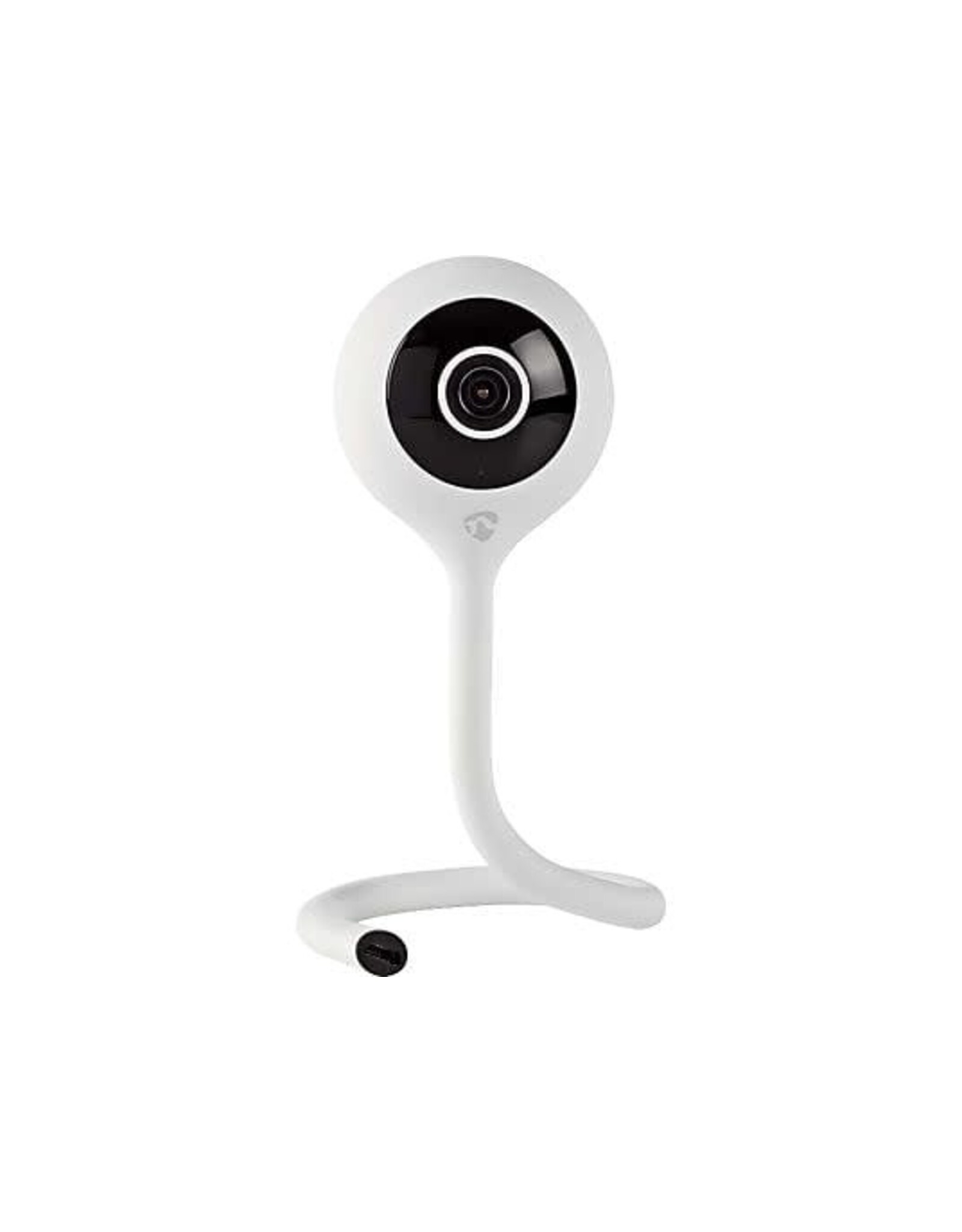 Nedis Nedis SmartLife Camera voor Binnen - Wi-Fi - Full HD 1080p - Cloud Opslag -Ook te gebruiken als babyfoon (optioneel) / microSD (niet inbegrepen) - Met bewegingssensor - Nachtzicht - Wit