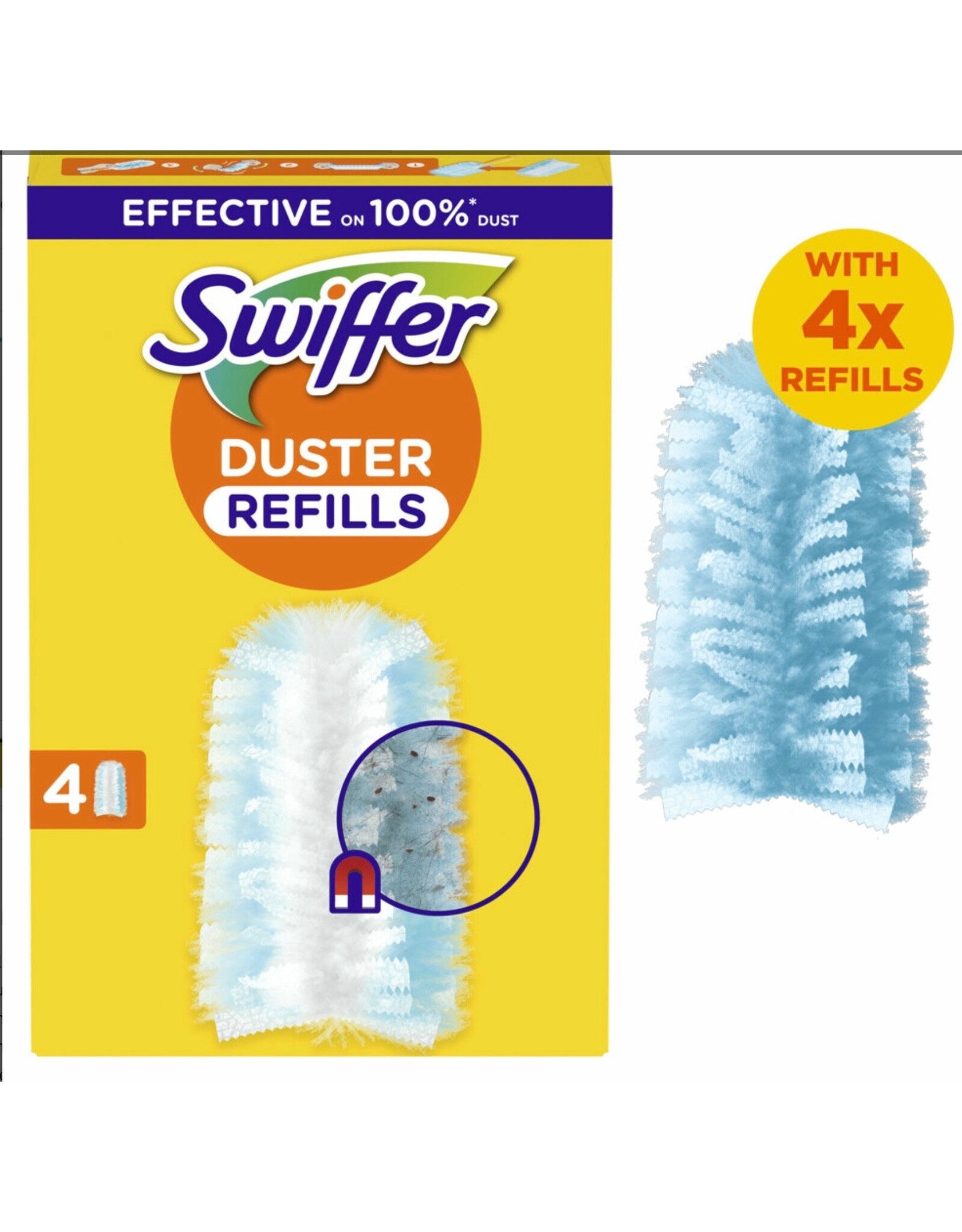 SWIFFER Swiffer Duster Navullingen 4 stuks