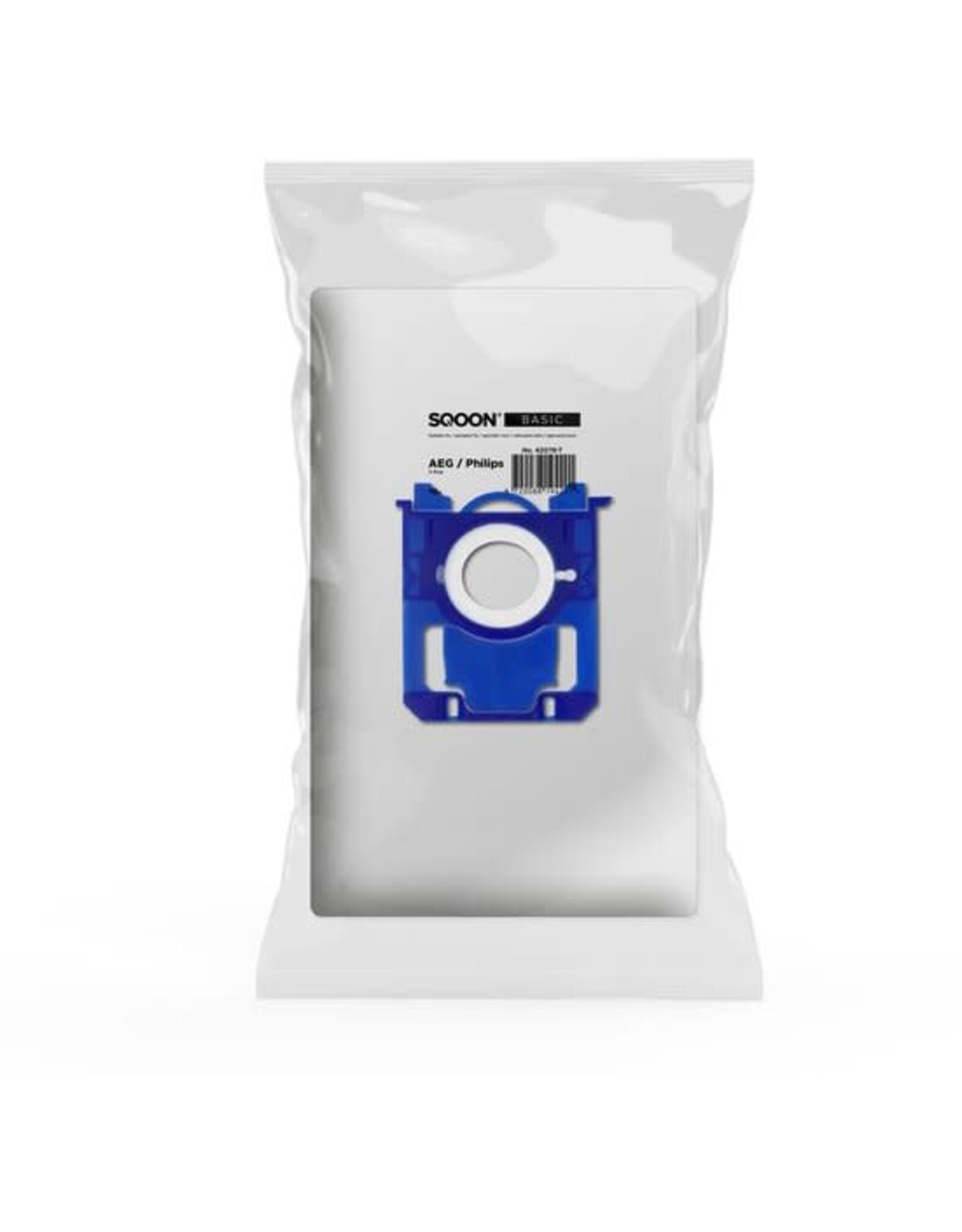 SQOON SQOON® - Stofzuigerzakken geschikt voor AEG VX6 & VX7 / Philips / Electrolux Standard Bag - 3D - met vernieuwde aansluiting