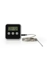 Nedis Vleesthermometer Alarm / Timer - LCD-Scherm - 0 - 250 °C