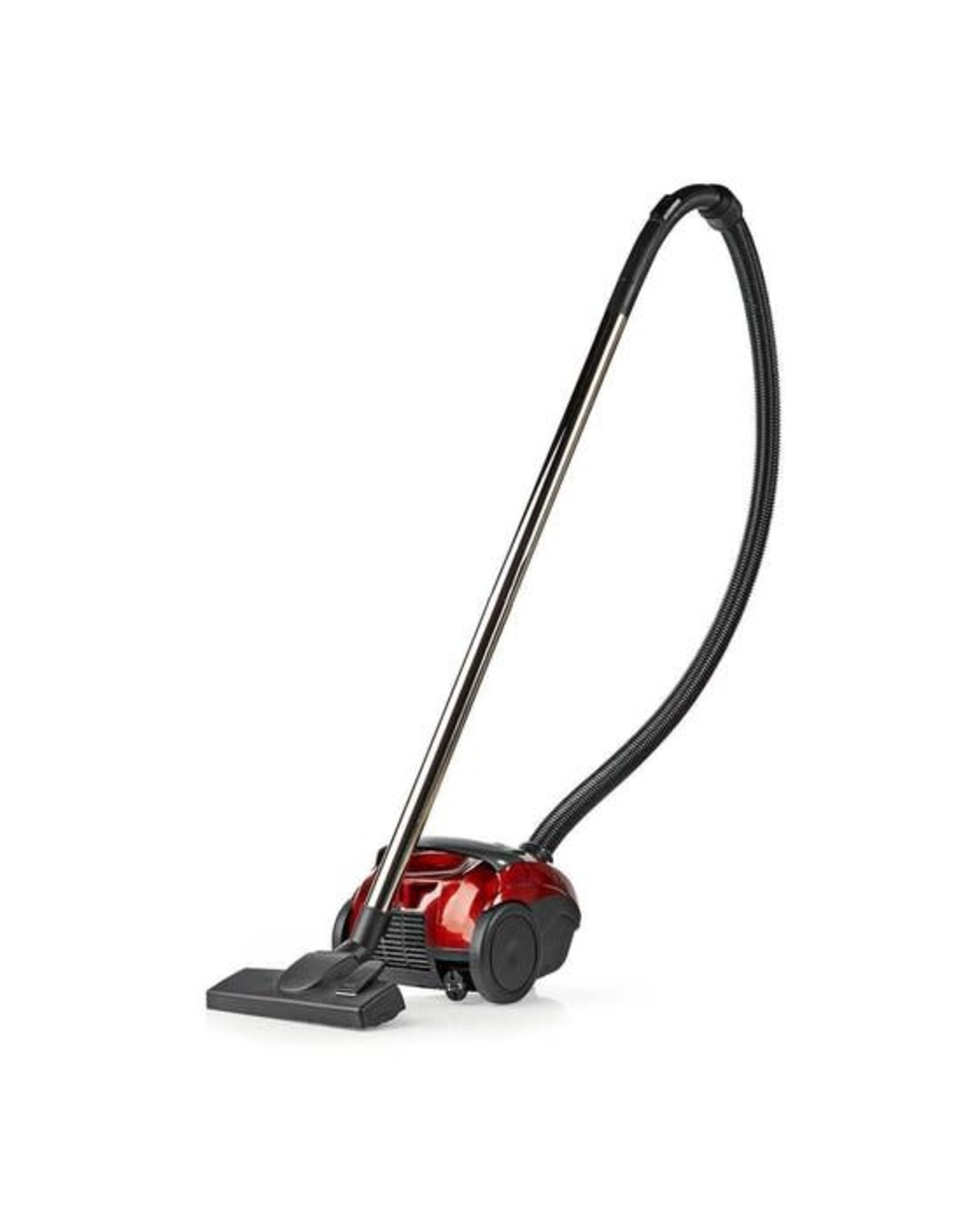Nedis Nedis Stofzuiger - Met Zak - 700 W - Stof capaciteit: 1.5 l - Combi-Borstel - Actieradius: 7 m - Hepa - Antraciet / Rood