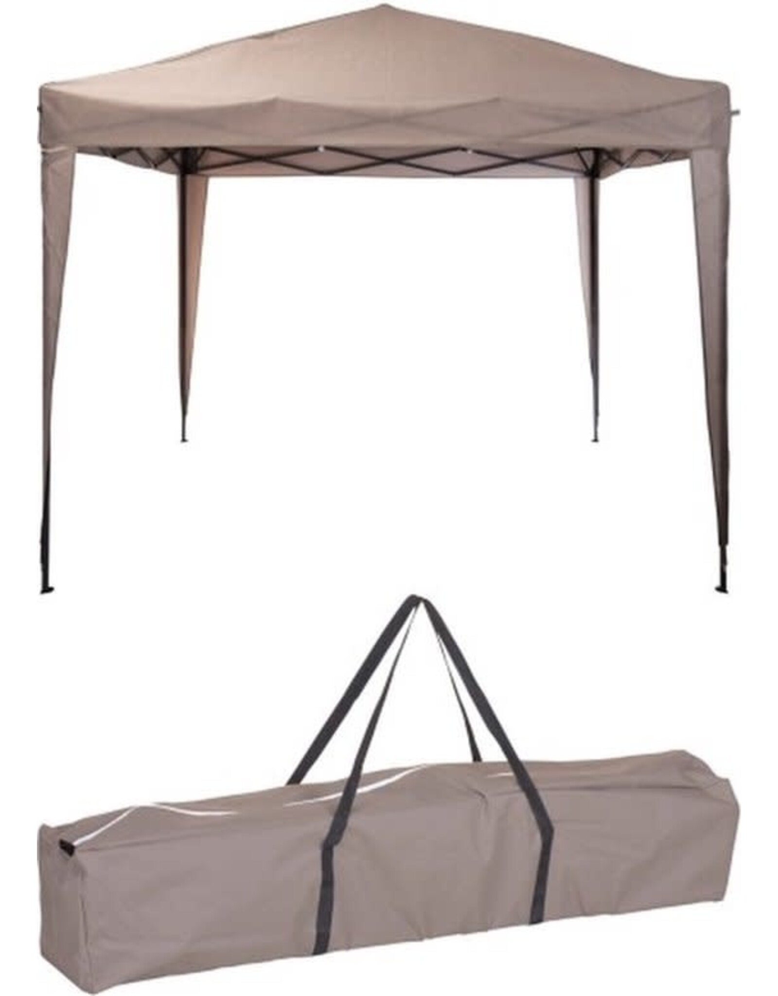 AMBIANCE ProGarden Partytent - Opvouwbaar - 300xH250 cm - Taupe