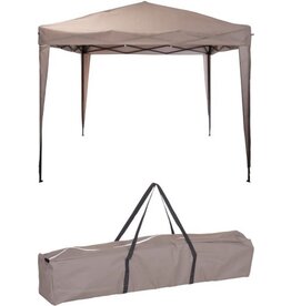 AMBIANCE ProGarden Partytent - Opvouwbaar - 300xH250 cm - Taupe