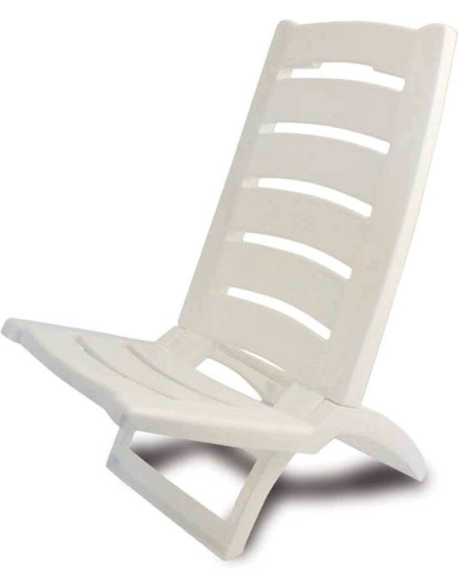 adriatic Opklapbare Strandstoel 37x79 cm Wit