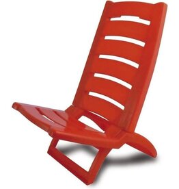 adriatic Opklapbare Strandstoel 37x79 cm Rood