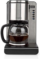 Nedis Nedis Koffiezetapparaat – Filterkoffie – 1,5L – Timer – Warmhoudfunctie – Zwart