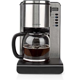 Nedis Nedis Koffiezetapparaat – Filterkoffie – 1,5L – Timer – Warmhoudfunctie – Zwart