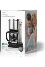 Nedis Nedis Koffiezetapparaat – Filterkoffie – 1,5L – Timer – Warmhoudfunctie – Zwart