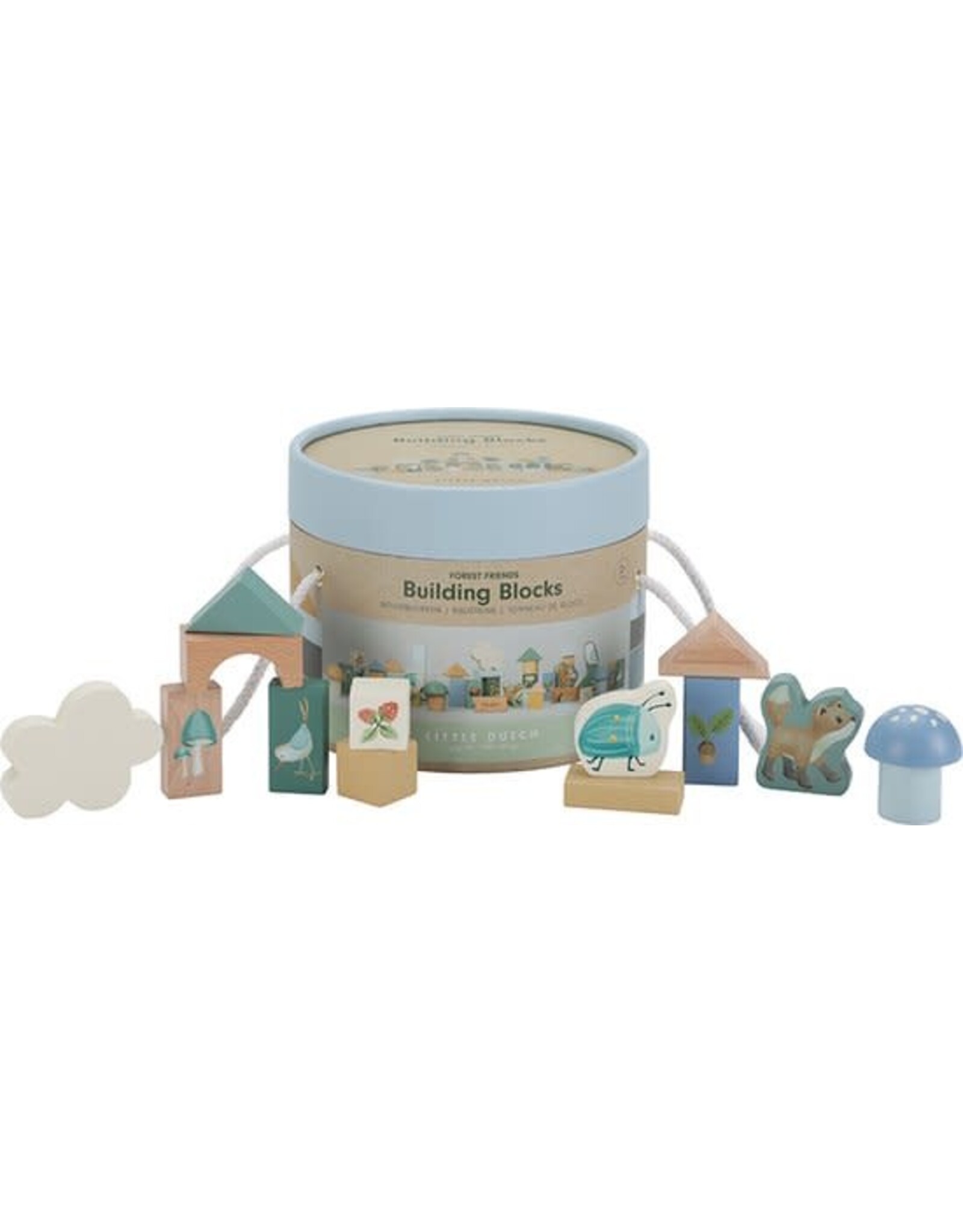 LITTLE DUTCH Little Dutch Bouwblokken - Forest Friends FSC