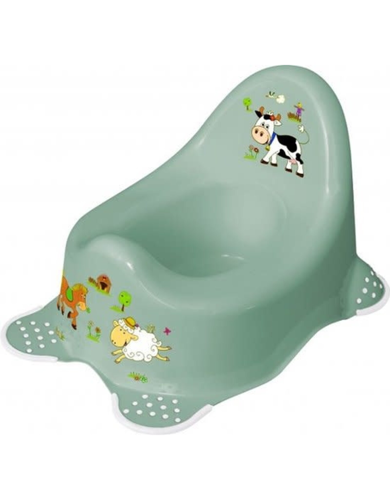 keeper Keeeper Plaspotje Funny Farm - Anti Slip Potje voor Peuters