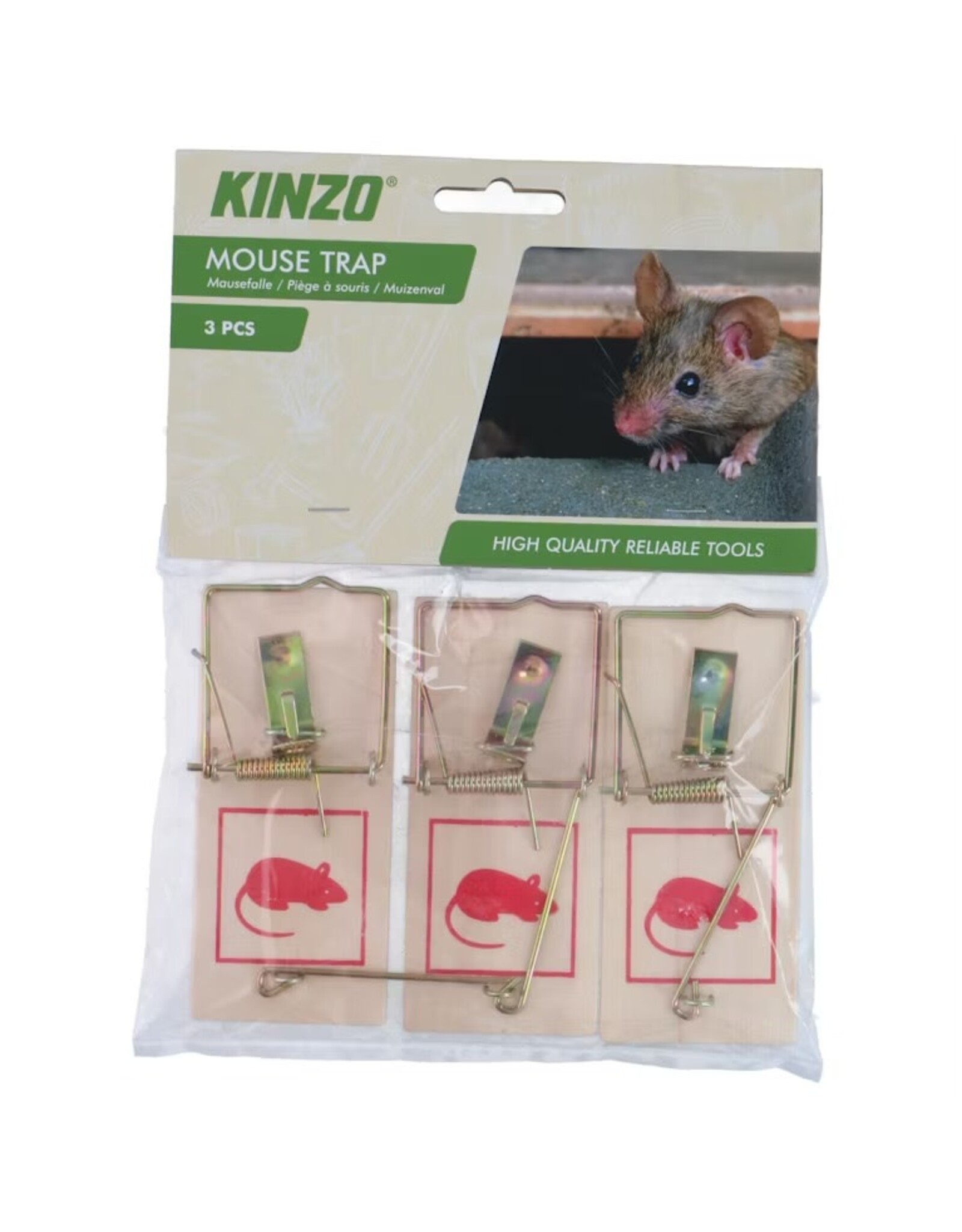 KINZO Muizenval 3 stuks
