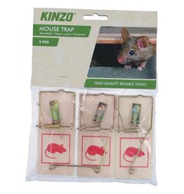 KINZO Muizenval 3 stuks