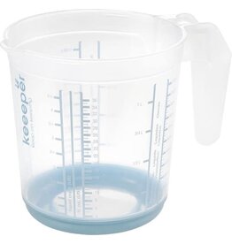 Keeeper Keeeper maatbeker, antislip, met handvat, 1l, nordic blauw, Masimmo