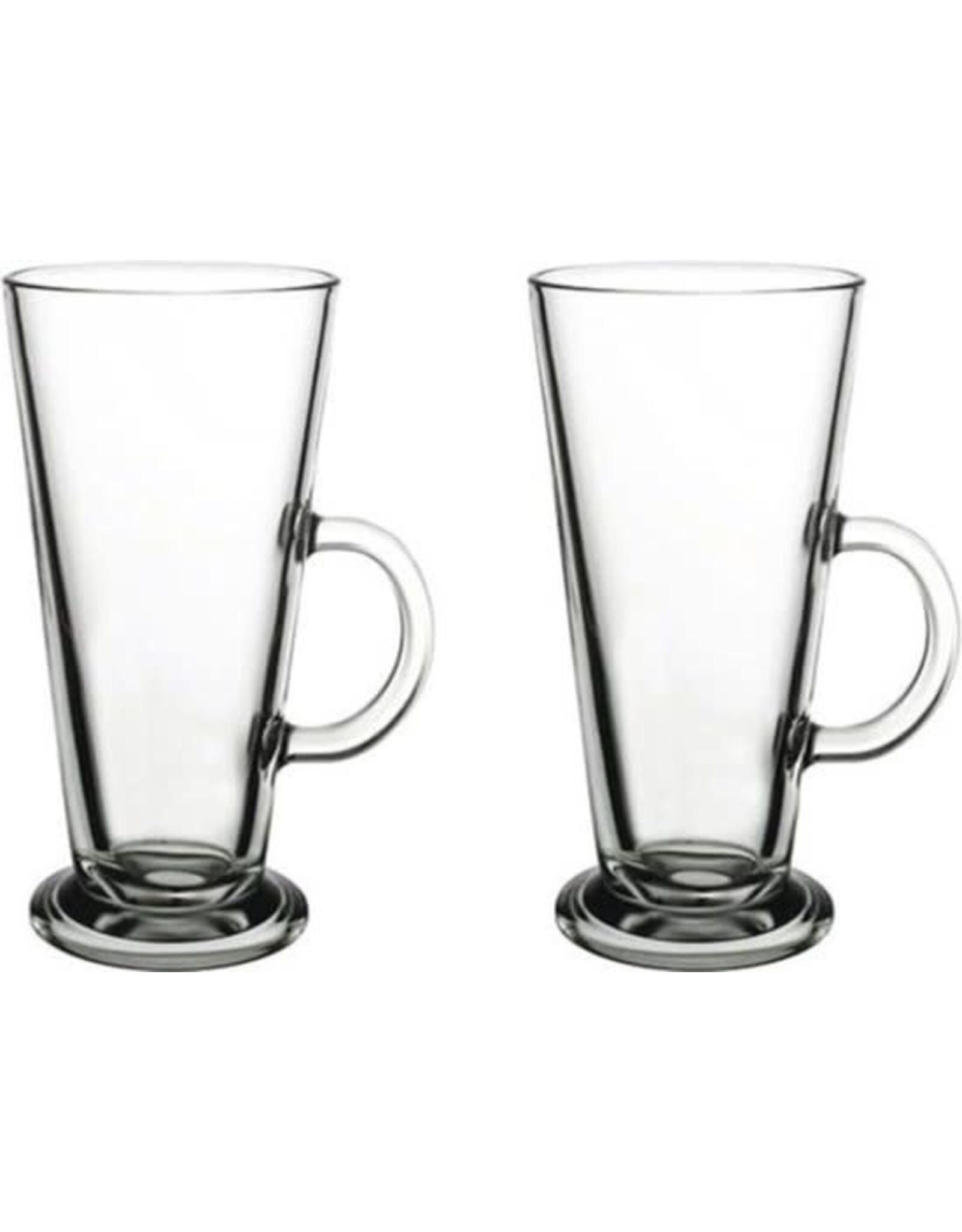 GLOZINI Glozini Lima - Latte Macchiato Glazen Met Handvat - Set van 2 - Irish Coffee Glazen - Koffieglazen