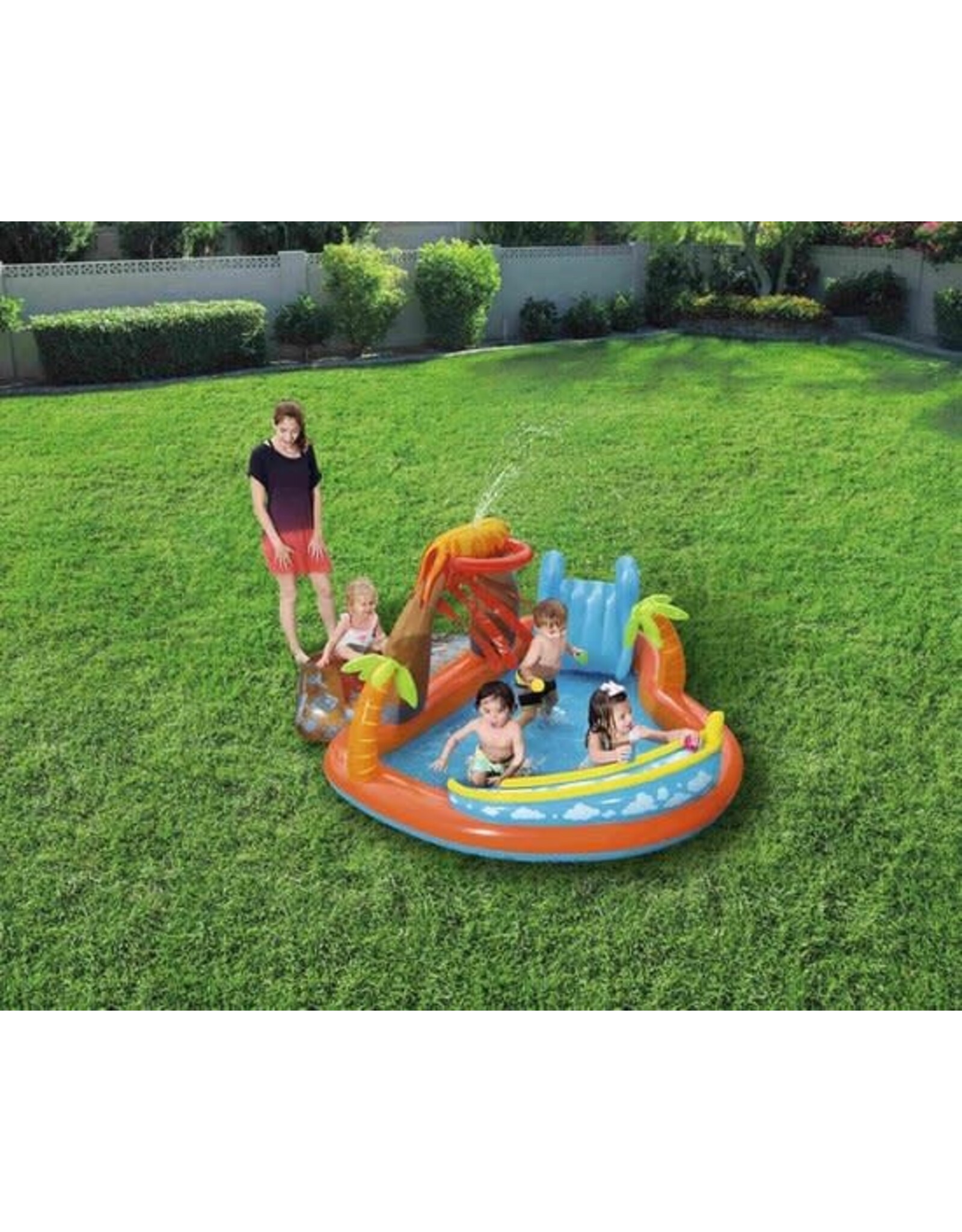 BESTWAY Bestway Speelzwembad Tropisch Eiland - 265x265x104cm