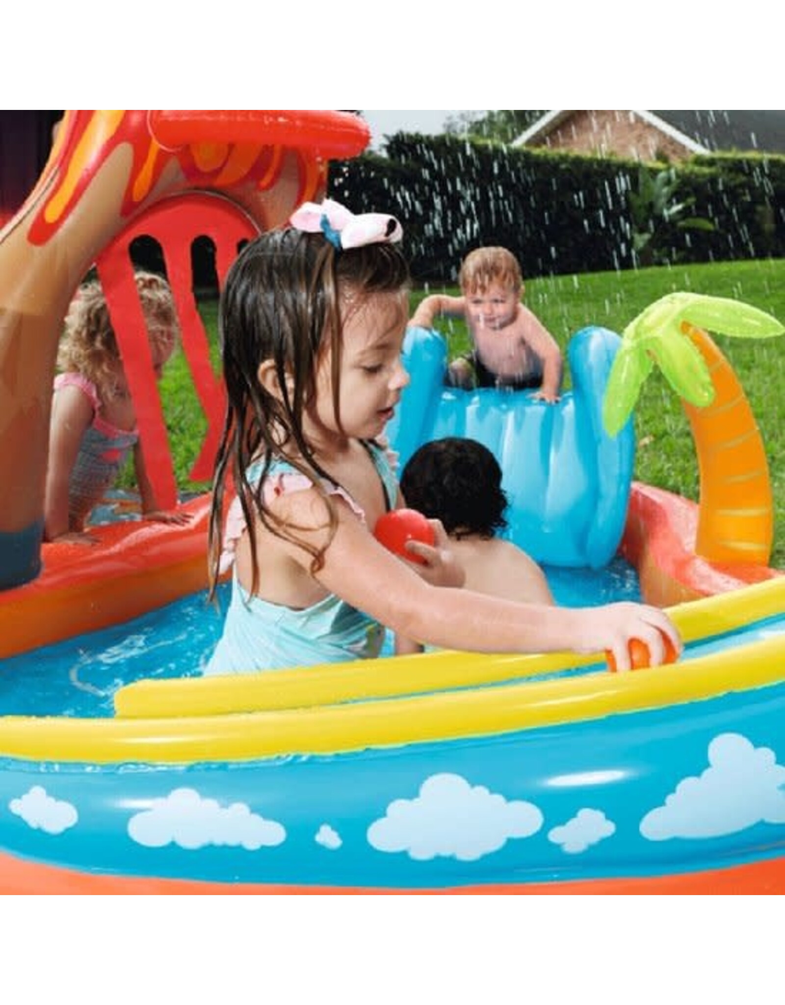 BESTWAY Bestway Speelzwembad Tropisch Eiland - 265x265x104cm