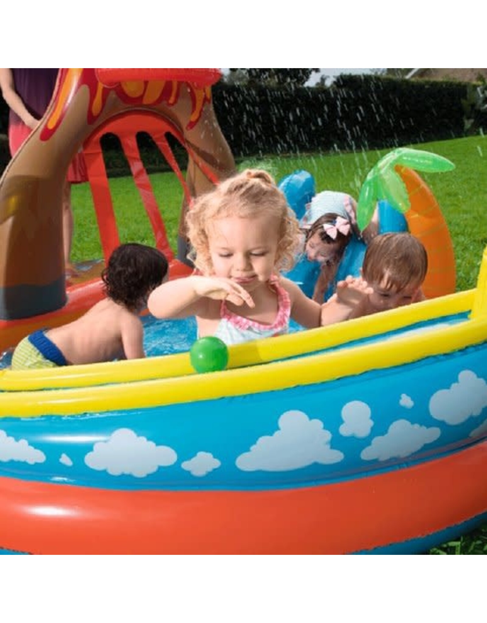 BESTWAY Bestway Speelzwembad Tropisch Eiland - 265x265x104cm
